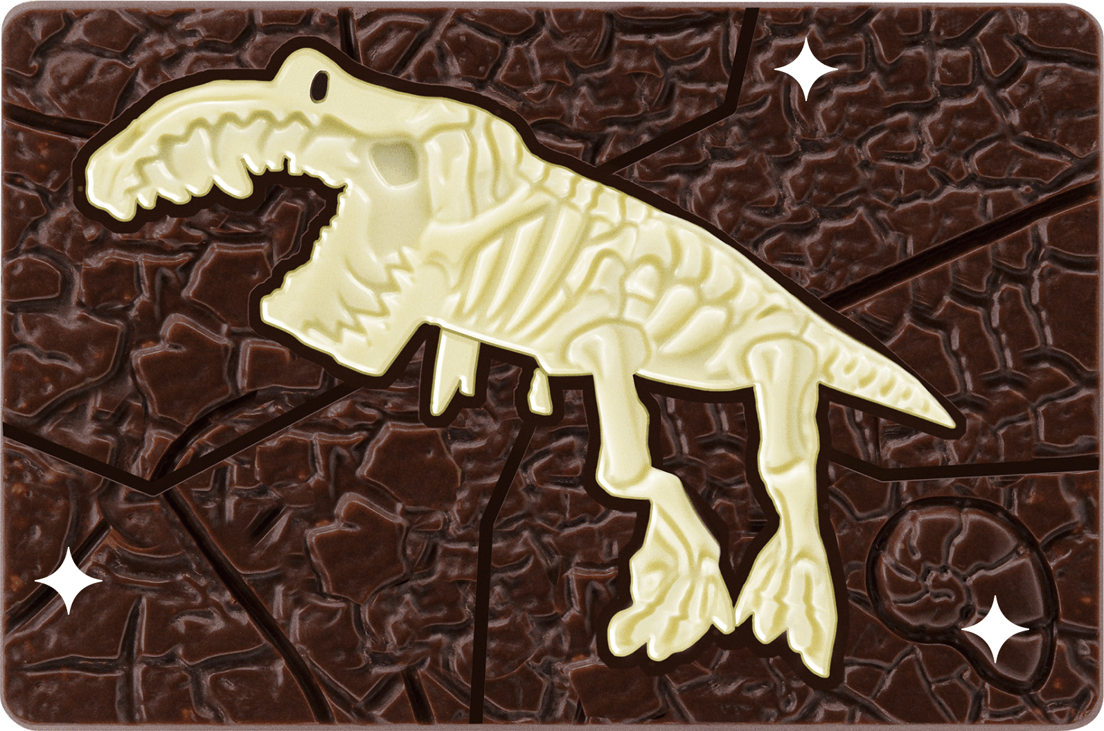 キャラパキ発掘恐竜チョコ 赤トレー - その他