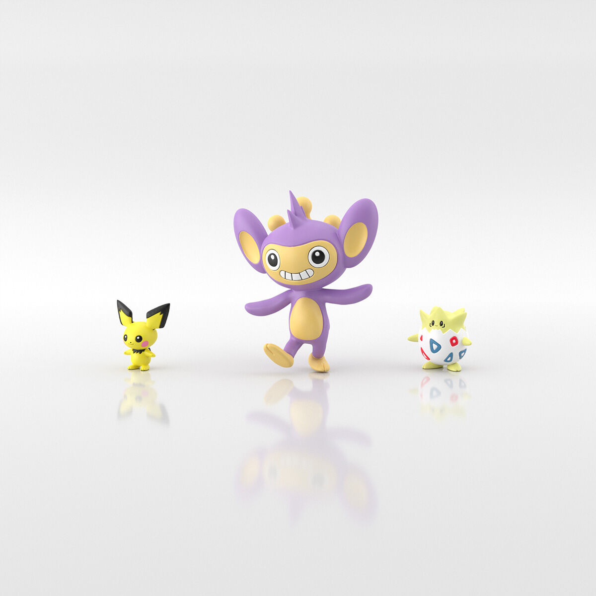 【定番単品販売】10 ポケモンスケールワールド ジョウト地方 ピチュー＆トゲピー＆エイパム