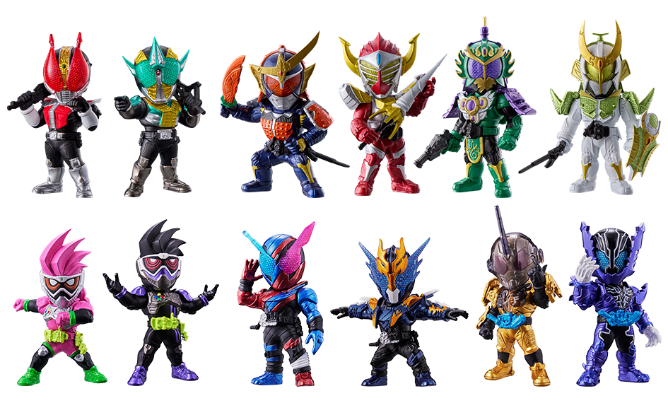 仮面ライダーシリーズを牽引する充実のラインナップ!!