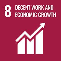 SDGsアイコン 8 働きがいも経済成長も